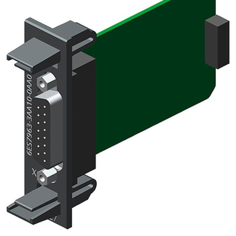 نمای نزدیک از یک دستگاه فلزی با صفحه سبز