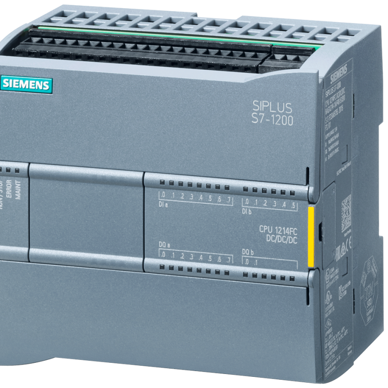 نمای نزدیک از سوئیچ سه فاز PLCO با دکمه زرد