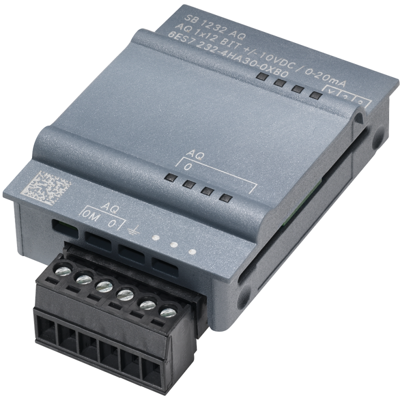 نمای نزدیک از یک ماژول منبع تغذیه آبی با دو ترمینال