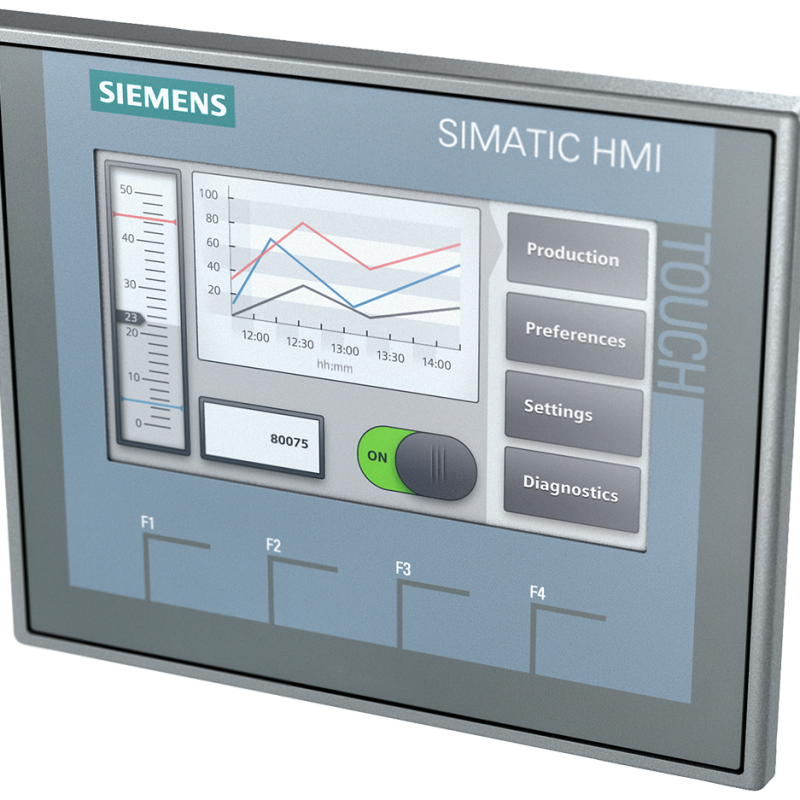 نمای نزدیک از یک مانیتور با نمودار روی آن