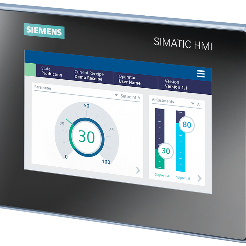 نمای نزدیک از یک مانیتور که تعدادی از عملکردهای مختلف را نشان می دهد