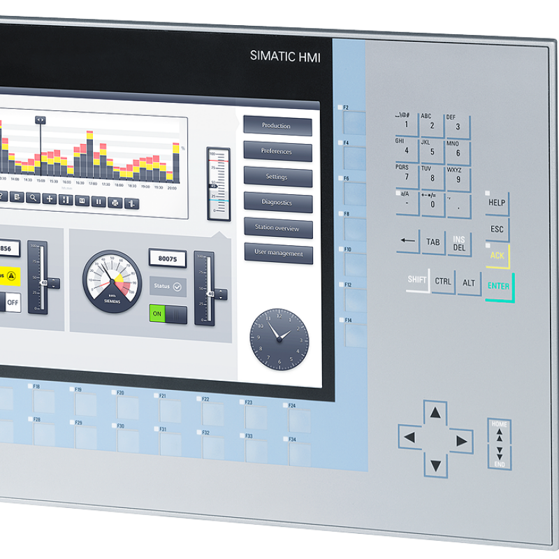 نمای نزدیک از صفحه کامپیوتر با دسته ای از دکمه ها