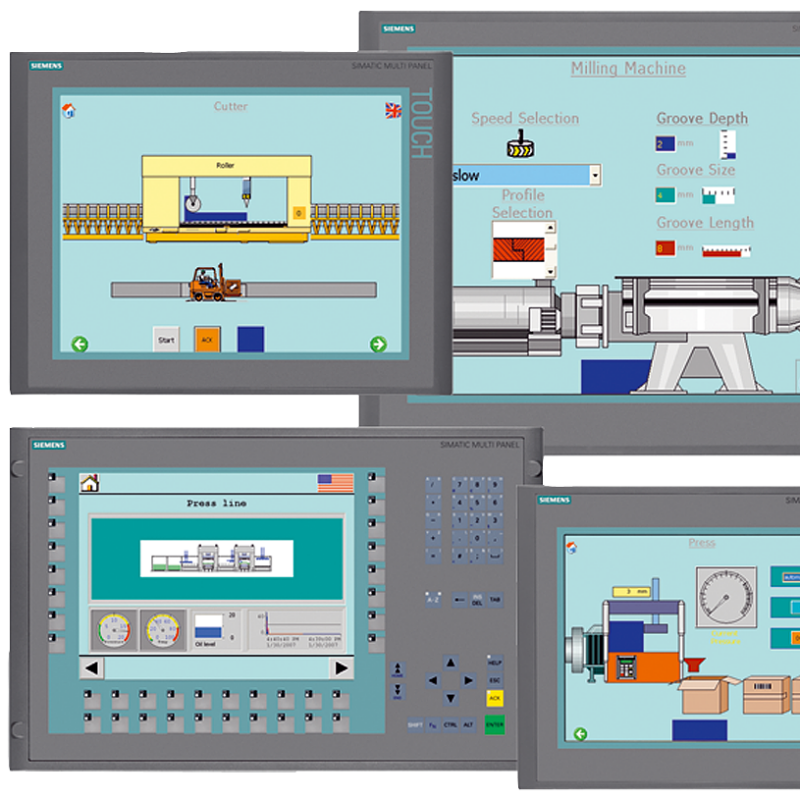 سه صفحه از یک صفحه کامپیوتر با یک ماشین و یک صفحه نمایش با صفحه نمایش یک ماشین