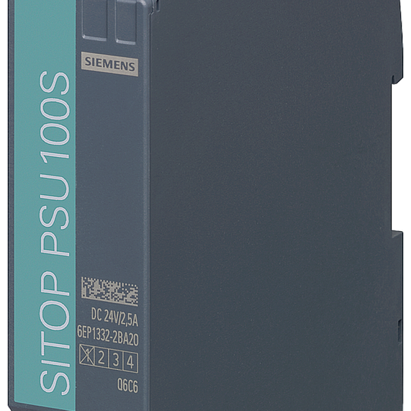 نمای نزدیک از یک دستگاه منبع تغذیه با پس زمینه آبی