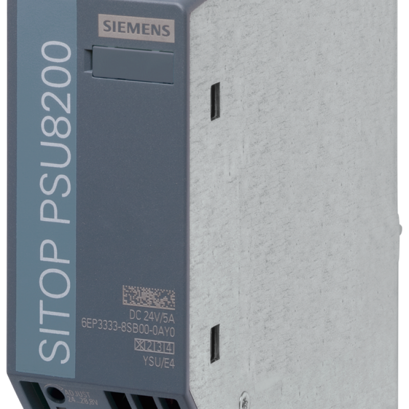 نمای نزدیک از یک واحد منبع تغذیه با یک خروجی