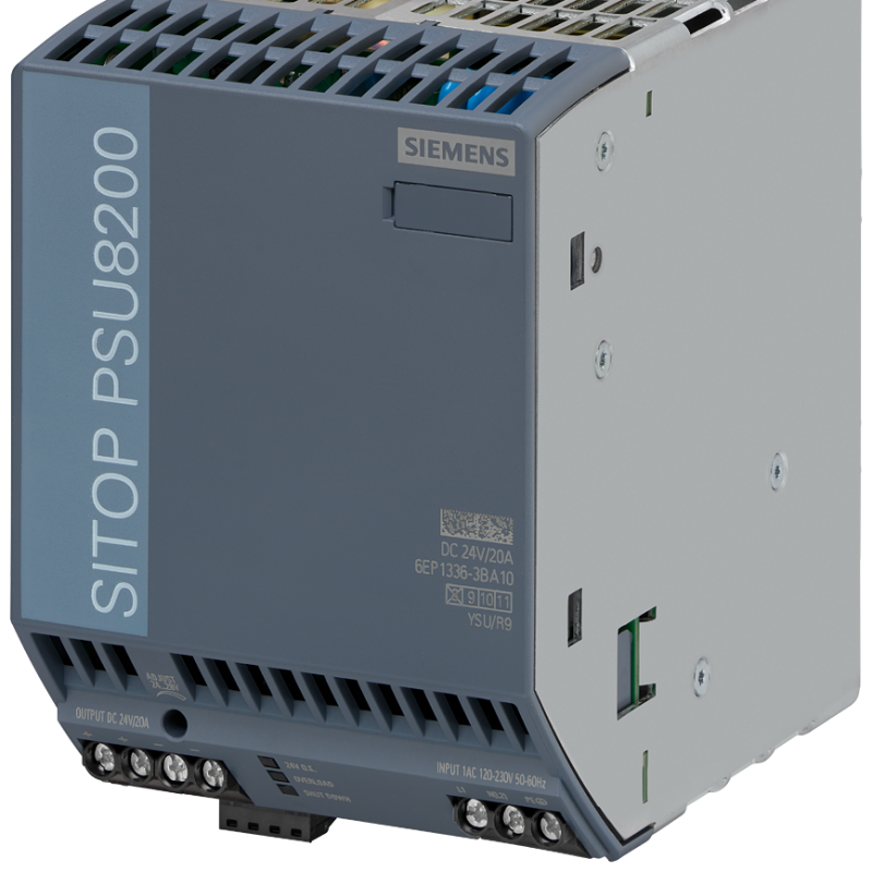 نمای نزدیک از یک واحد منبع تغذیه با یک خروجی