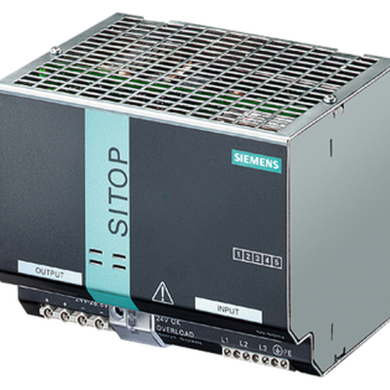 نمای نزدیک از یک منبع تغذیه با روبان سبز