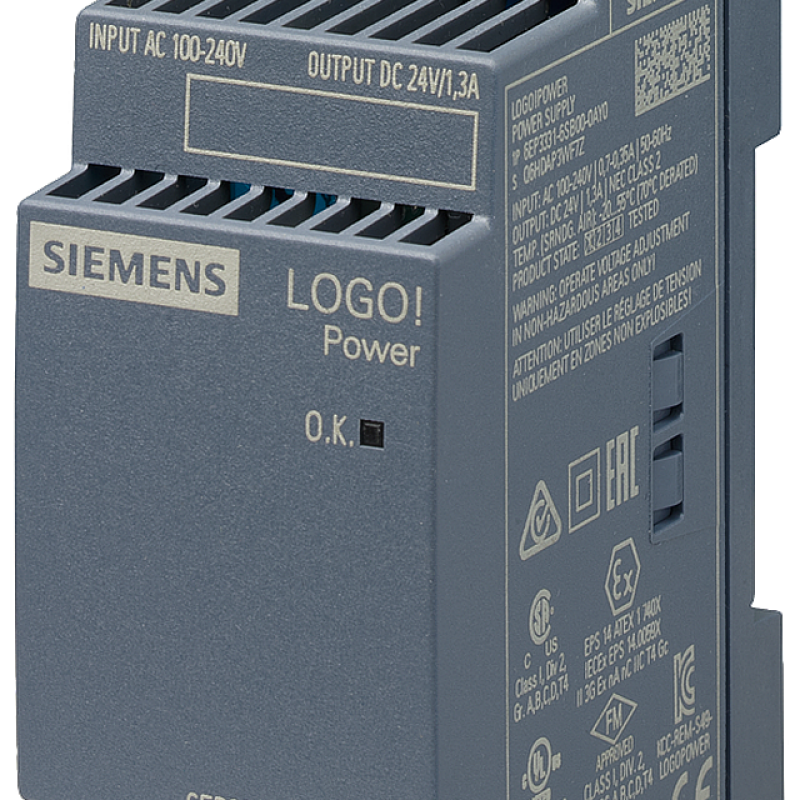 نمای نزدیک از یک واحد منبع تغذیه خروجی