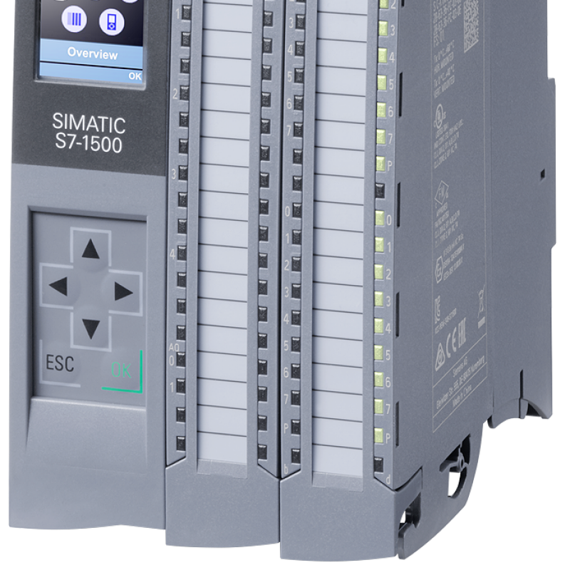 نمای نزدیک از یک واحد کنترل سه فاز با نمایشگر