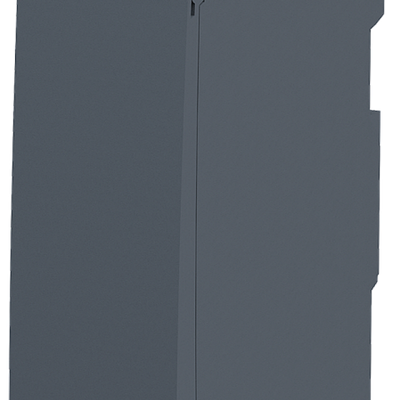 یک واحد منبع تغذیه صنعتی خاکستری با یک خروجی