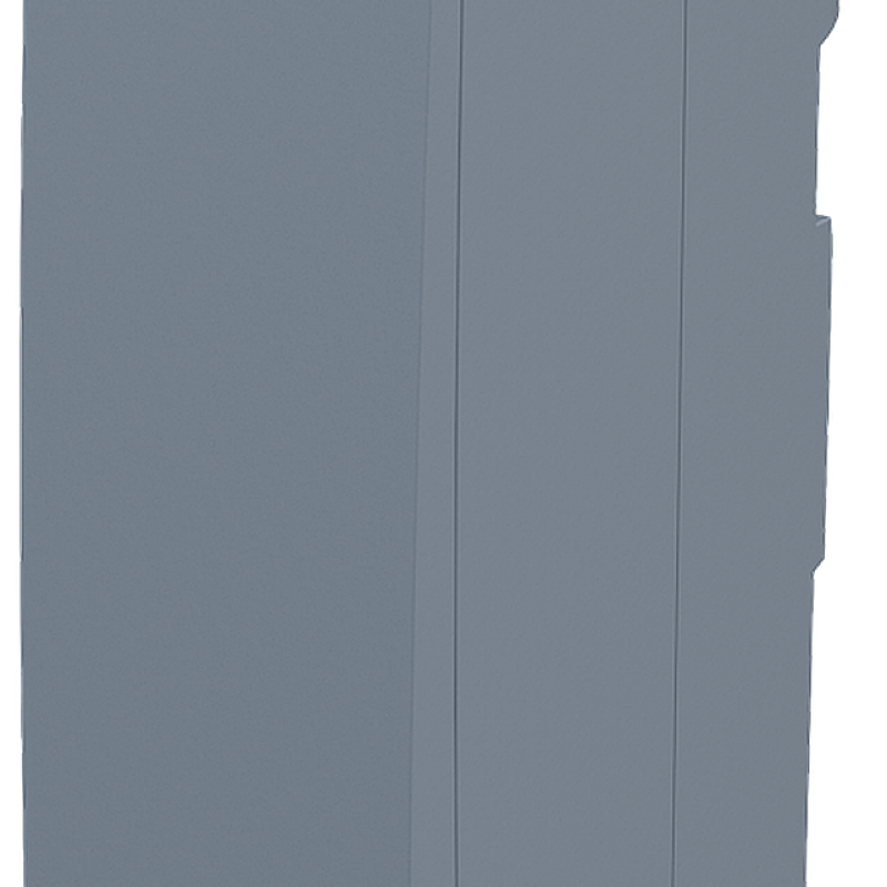 یک واحد منبع تغذیه صنعتی خاکستری با یک خروجی