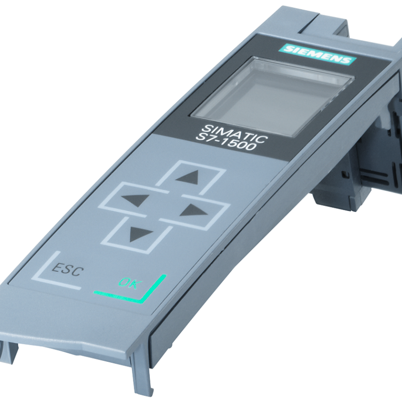 نمای نزدیک از یک کنترل پنل با فلش سبز