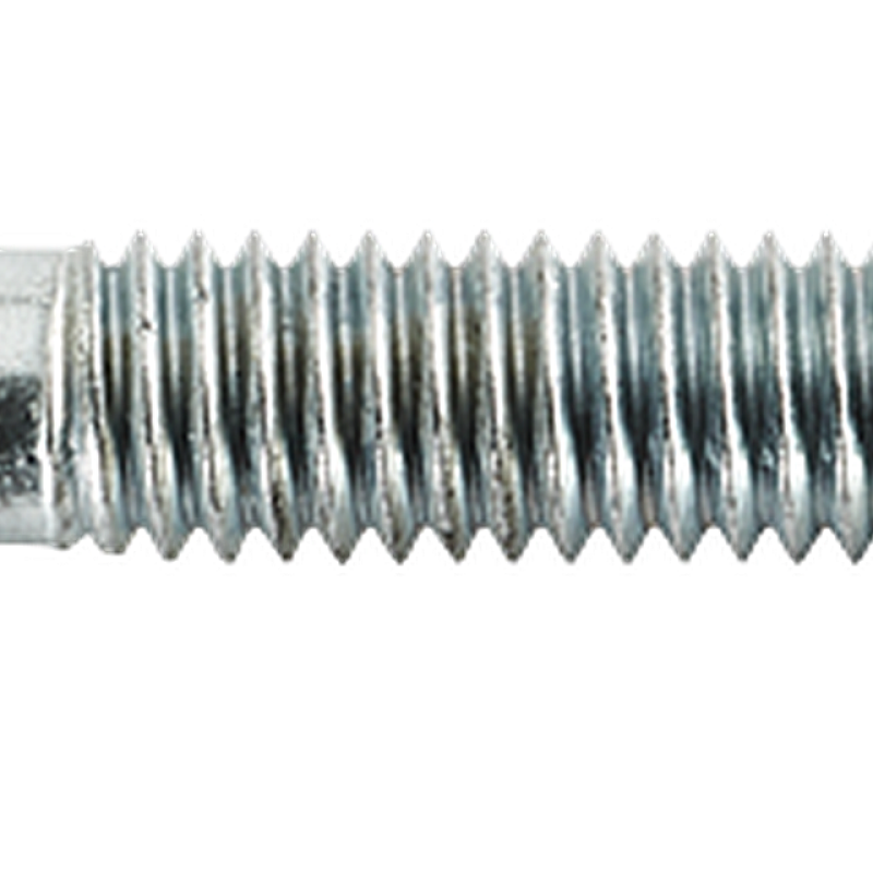 نمای نزدیک از یک پیچ فلزی و یک مهره در پس زمینه سیاه