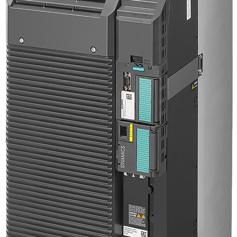 نمای نزدیک از دستگاهی با دکمه آبی در جلو
