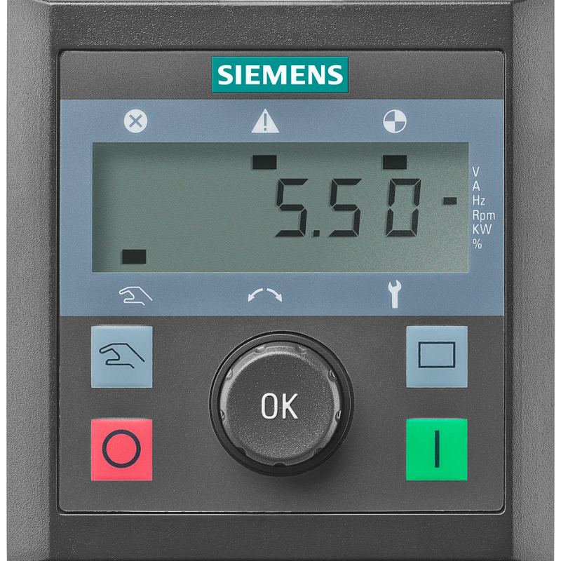 a close up of a digital timer with a green button